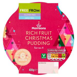 Morrisons Free From Christmas Pudding