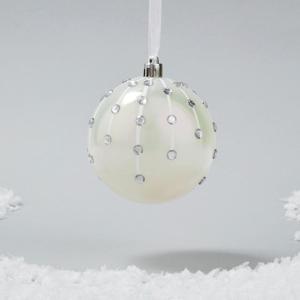 Morrisons Iridescent Sequin Pearl Bauble