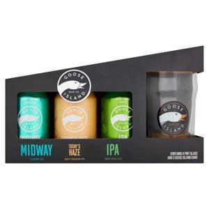 Goose Island Craft Beers With Glass