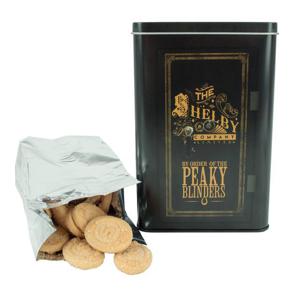 Peaky Blinders Biscuit Tin With Biscuits