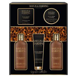 Baylis And Harding Mens Black Pepper And Ginseng 5 Piece Gift Set