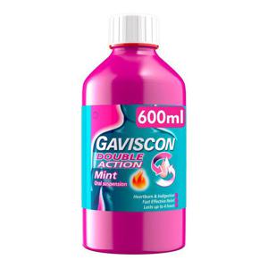 Gaviscon Double Action Liquid Heartburn & Indigestion Relief Mint Flavour