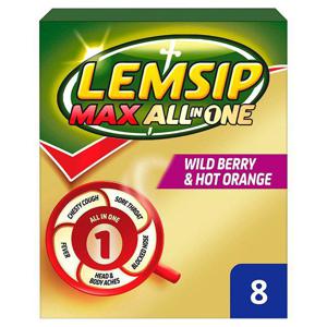 Lemsip Wild Berry & Hot Orange Hot Drink Max All In One