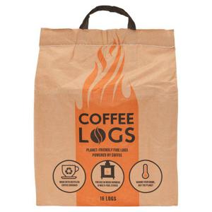 Bio-Bean Coffee Logs Premium Eco Briquettes 16 Logs