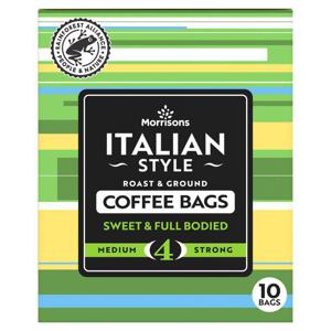 Morrisons Italian Coffee 10 Bags