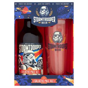 Stormtrooper Beer Galactic Pale Ale & Glass