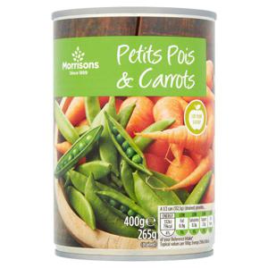 Morrisons Petits Pois & Carrots (400g)