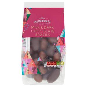 Morrisons Milk And Dark Choc Brazil Nuts