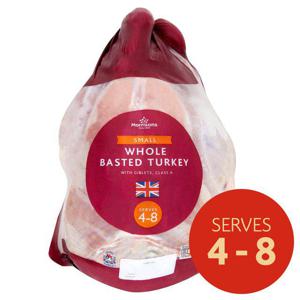 Morrisons Frozen Basted Turkey Small 2-3.8kg Serves 4-8