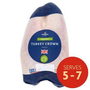 Morrisons Frozen Turkey Breast Crown Medium 2-2.3kg Serves 5-7