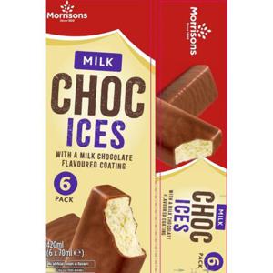 Morrisons 6 Milk Chocolate Ices