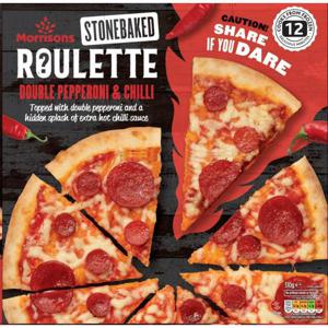 Morrisons Double Pepperoni Roulette Stonebake Pizza