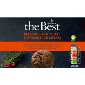 Morrisons The Best Belgian Chocolate Orange Ice Cream