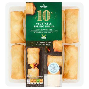 Morrisons Vegetable Spring Rolls 10 Pack