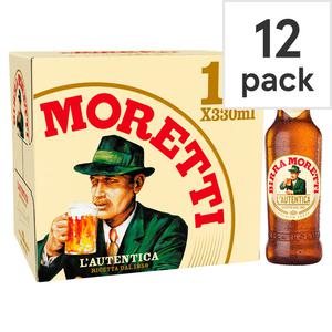 Birra Moretti Lager Beer 12X330ml