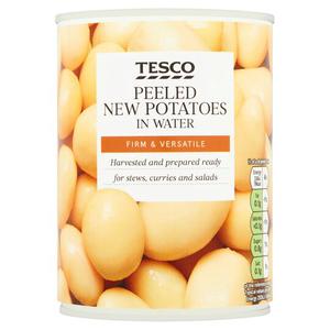 Tesco New Potatoes In Water Tinned 567G