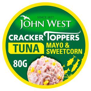 John West Spreadables Tuna Mayonnaise Sweetcorn 80G