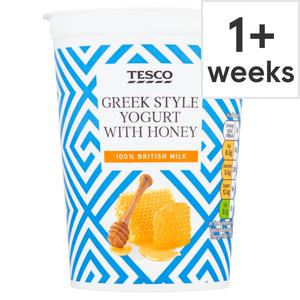 Tesco Greek Style Honey Yogurt 450G