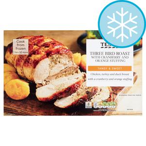 Tesco 3 Bird Roast Cranberry & Orange Stuffing 1.38Kg