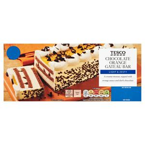 Tesco Chocolate Orange Gateau Bar 400g