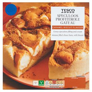 Tesco Speculoos Profiterole Gateau 730g