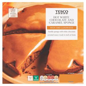 Tesco Hot White Chocolate and Caramel Cake 385g