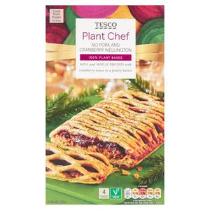 Tesco Plant Chef No Pork and Cranberry Wellington 500g