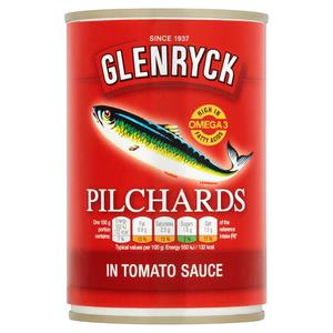 Glenryck Pilchards In Tomato Sauce 400G