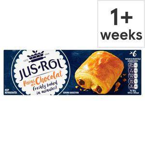 Jus-Rol Pains Au Chocolat Dough 6 Pack 275G