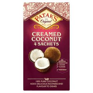 Pataks Creamed Coconut Sachets 200G