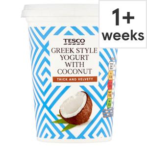 Tesco Greek Style Coconut Yogurt 450G