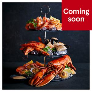 Tesco Finest 3-Tier Seafood Platter with Marie Rose Sauce Serves 6