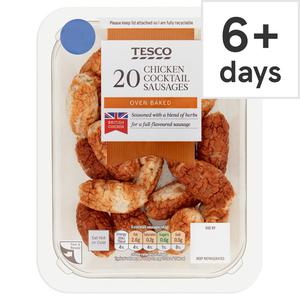 Tesco 20 Chicken Cocktail Sausages 170G