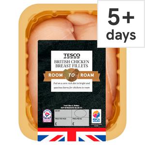 Tesco Room To Roam British Chicken Breast Portions 300G