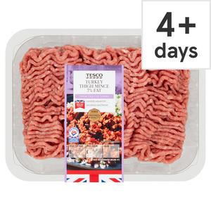 Tesco Turkey Thigh Mince 7% 750G