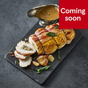 Tesco Finest Bronze Turkey Joint with Pork, Sage & Onion Stuffing & Turkey Gravy 1.24kg Serves 6