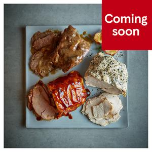 Tesco Turkey, Gammon & Beef Roasting Trio Serves 4