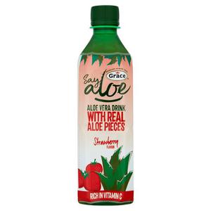 Grace Aloe Vera Strawberry Drink 500Ml