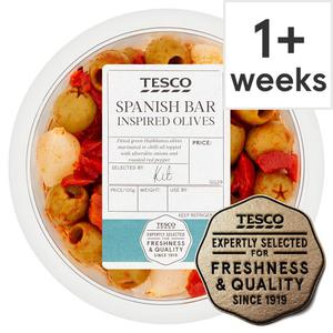 Tesco Spanish Inspired Olives 140G