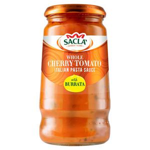 Sacla Whole Cherry Tomato & Burrata Pasta Sauce 350G