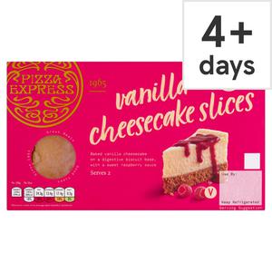 Pizza Express 2 Vanilla Cheesecake Slices 190G