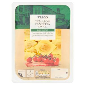 Tesco Tomato & Pancetta Ravioli 300G