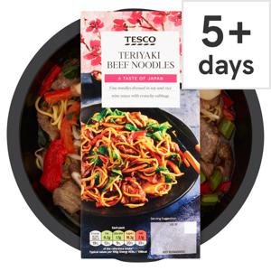 Tesco Teriyak Beef Noodles 400G