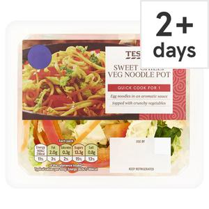 Tesco Sweet Chilli Vegetable Noodle Pot 250G