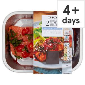 Tesco 2 Teriyaki Salmon Fillets 290G