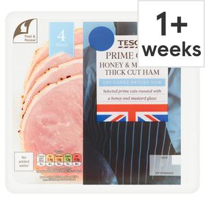 Tesco Prime Cuts Honey & Mustard Ham 125G