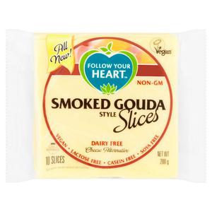 Follow Your Heart Dairy Free 10 Smoked Gouda Slice 200G