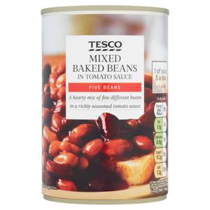 Tesco Mixed Baked Beans 415G