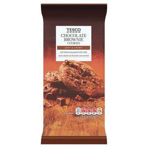 Tesco Chocolate Brownie Soft Cookies 200G