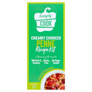 Simply Cook Creamy Chorizo Penne Recipe Kit 39G